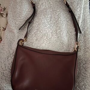 Michael Kors Rich Brown Leather Shoulder Bag